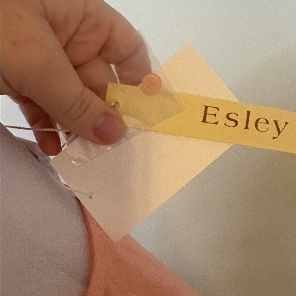 [Esley] Coral Puff Sleeve Dress - Size Small NWT - Picture 4 of 6